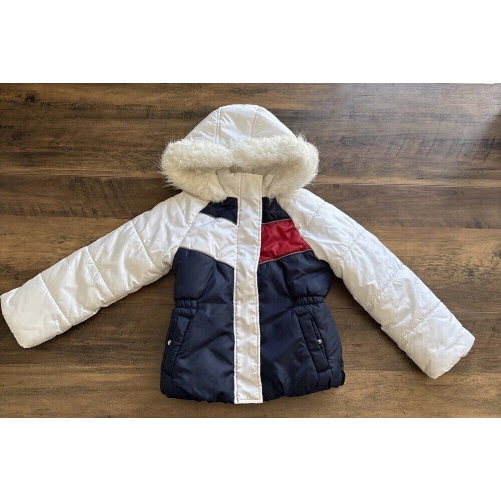 Tommy Hilfiger Girls Hooded Fleece Lined Puffer Jacket 6x
